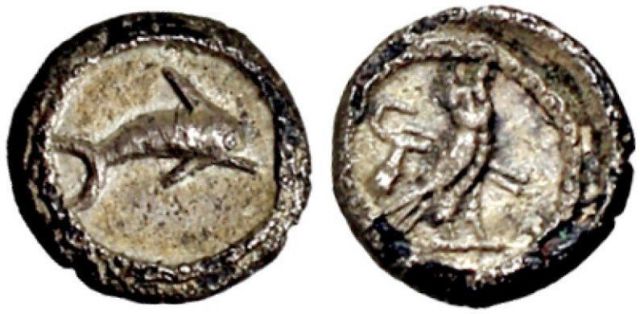 Tyre, silver, sixteenth shekels (450-425 BCE) - SILVER